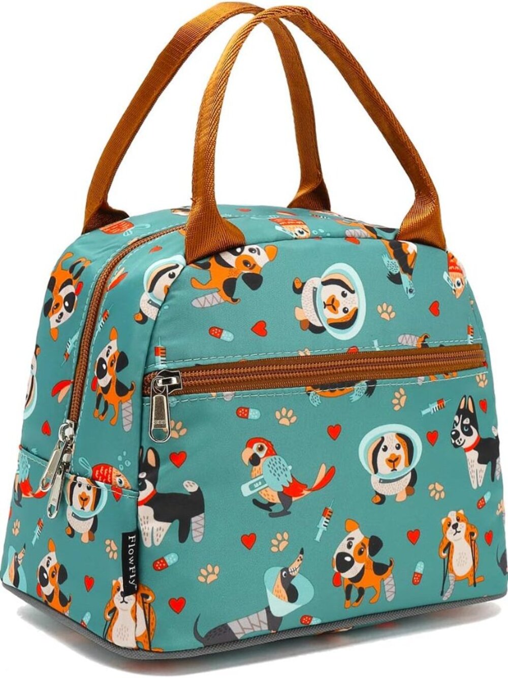 Insulated Lunch Cooler Bag - Tote Bag Organizer for Women/Men, Dog